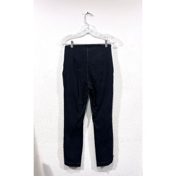 Lysse off Black Denim leggings with braided ankle detail size L - Picture 2 of 6